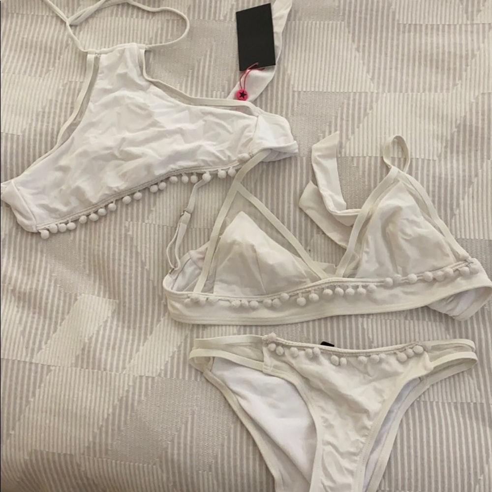 Asos White Bikini Set